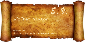 Süket Viktor névjegykártya
